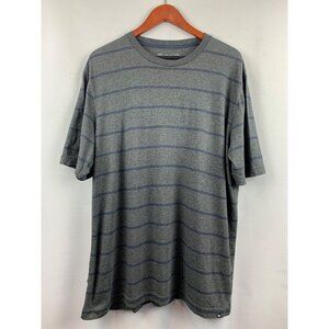 TravisMathew Mens XL Striped Gray T-Shirt